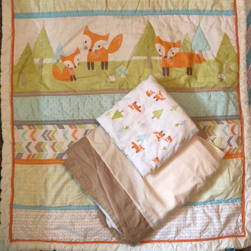 Woodland crib set